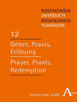 cover image of Rosenzweig Jahrbuch / Rosenzweig Yearbook